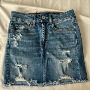 AE Jean skirt